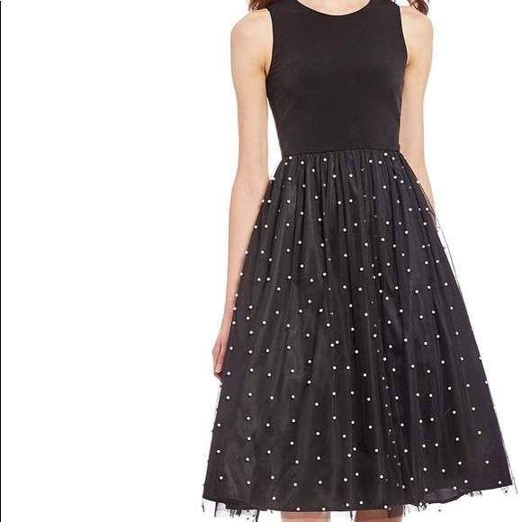 Calvin Klein Dresses & Skirts - Calvin Klein Sleeveless Dress with Embellished Pearl Skirt